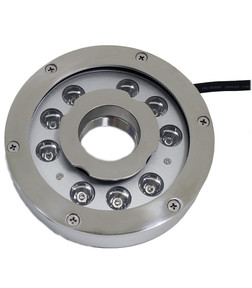 anneaux lumière fontaine maroc