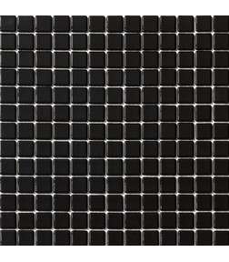 pate de verre noir lisse