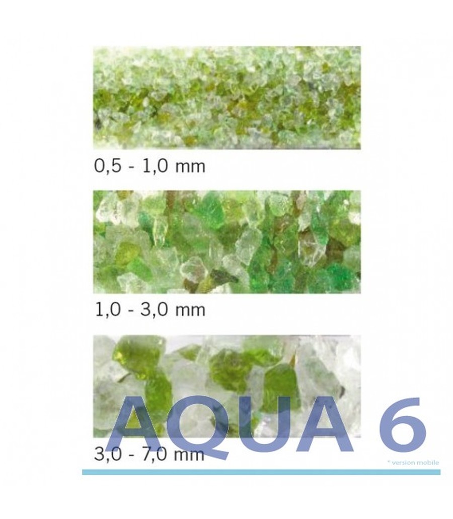 Verre Filtrant Pour Piscine - Grade 2, Granulométrie 1.0-3.0 Mm - Sac De 20 Kg - Alternative Écologique Au Sable