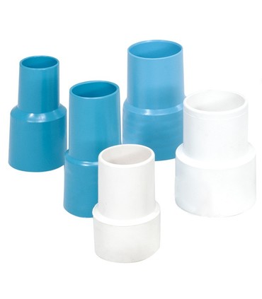 2 Embouts De Raccord Pour Tuyau De Piscine 38 Mm - Manchons Blancs Pour Aspirateur Et Nettoyeur Automatique