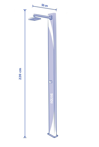 douche piscine maroc