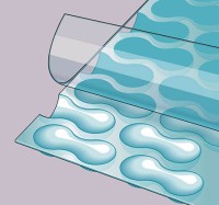 Structure couvertures à bulles de piscine