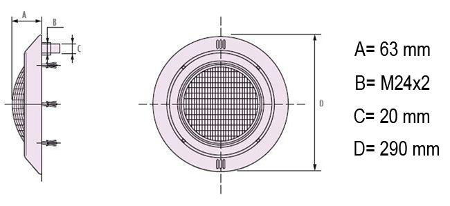 projecteur piscine maroc