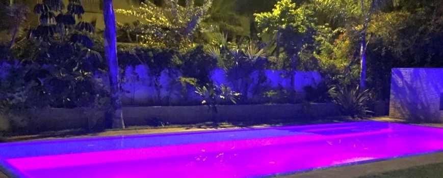 Les projecteurs à leds de piscine