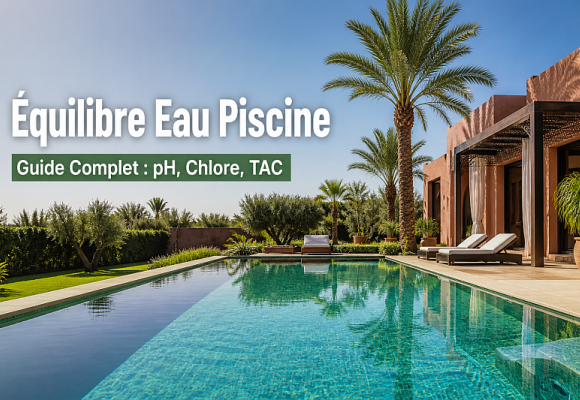 Traitement de l'Eau de Piscine au Maroc : Guide Complet sur le Chlore, le pH, le TAC et le Stabilisant — Valeurs, Mesures