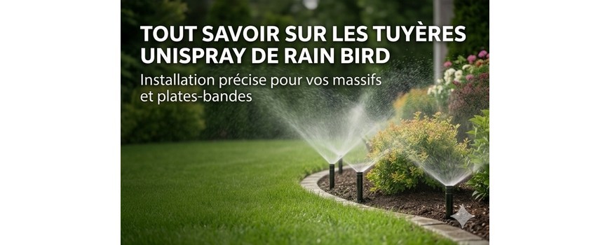 Comment régler une tuyère Rain Bird UniSpray ? Guide complet | AQUA6 Maroc