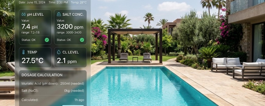 Piscine au sel : fonctionnement, calcultateur de la quantité de sel et entretien
