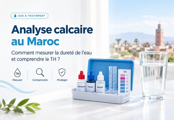 Analyse calcaire au Maroc : mesurer la dureté de l’eau et le TH