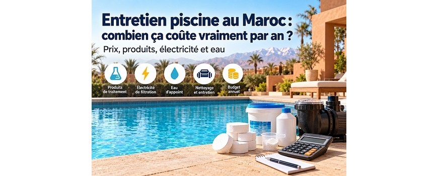 Entretien piscine au Maroc : combien ça coûte vraiment par an ?